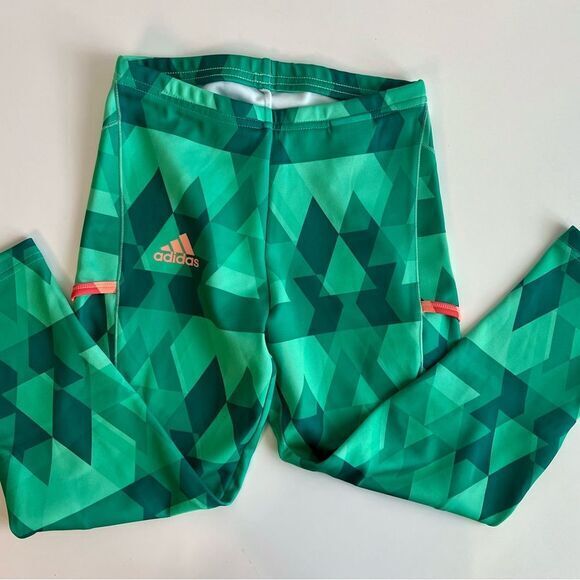 ADIDAS Skoleg 3/4 Crop Leggings‎ NWT Out of Print XS - Picture 1 of 6